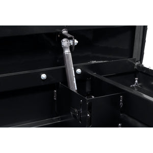 Weather Guard 72" Crossover Toolbox Gloss Black Aluminum Full-Size Low-Profile Model (121-5-03)