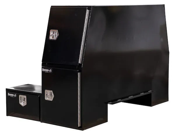 Buyers Products 55X48X85 Black Steel L-Pack Truck Box With Offset Floor (BP855548B)