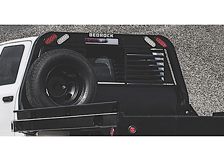 Bedrock Flatbed Spare Tire Mounting - Driver Side (TUSTKB)