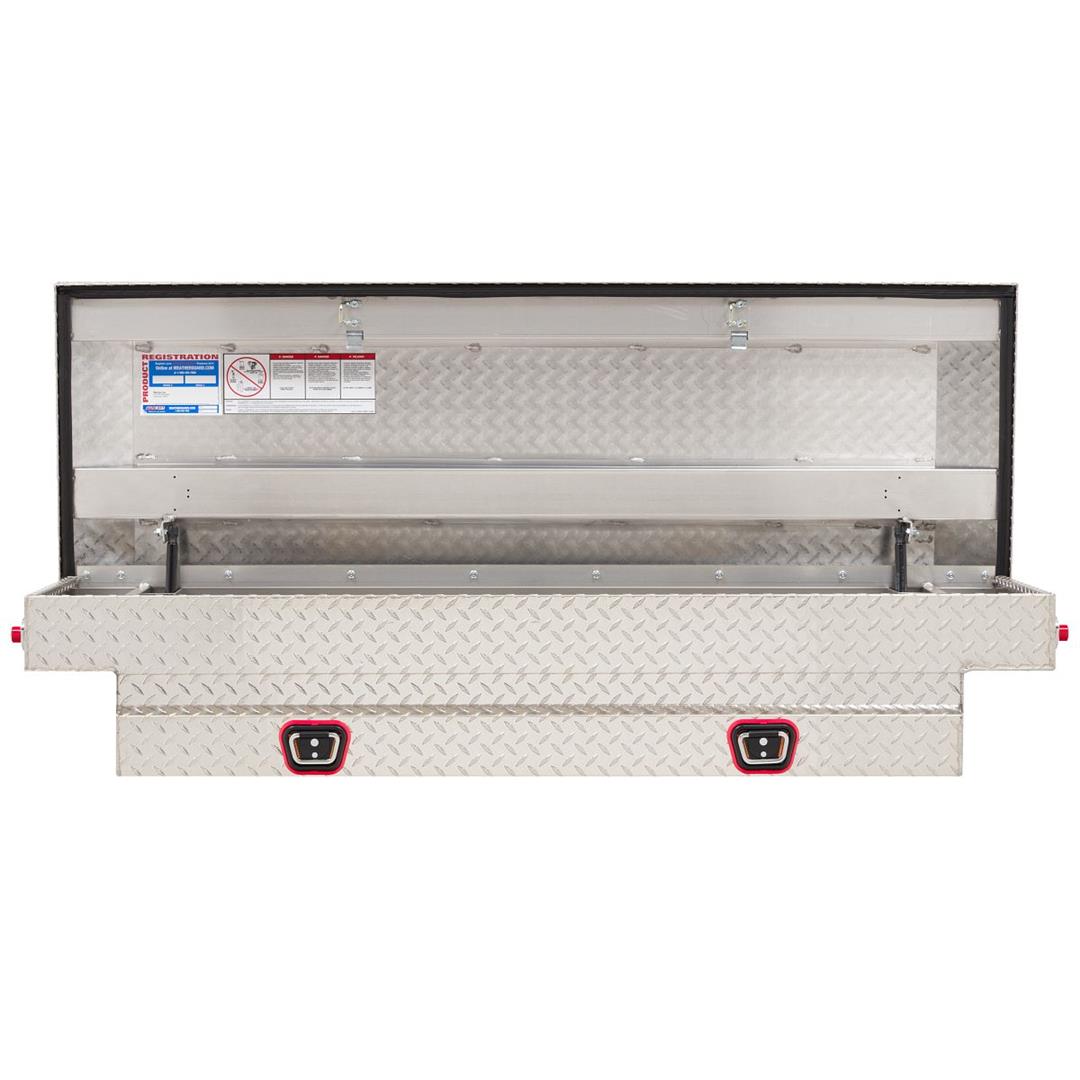 Weather Guard Crossover Tool Box Bright Aluminum Compact  (154-0-03)