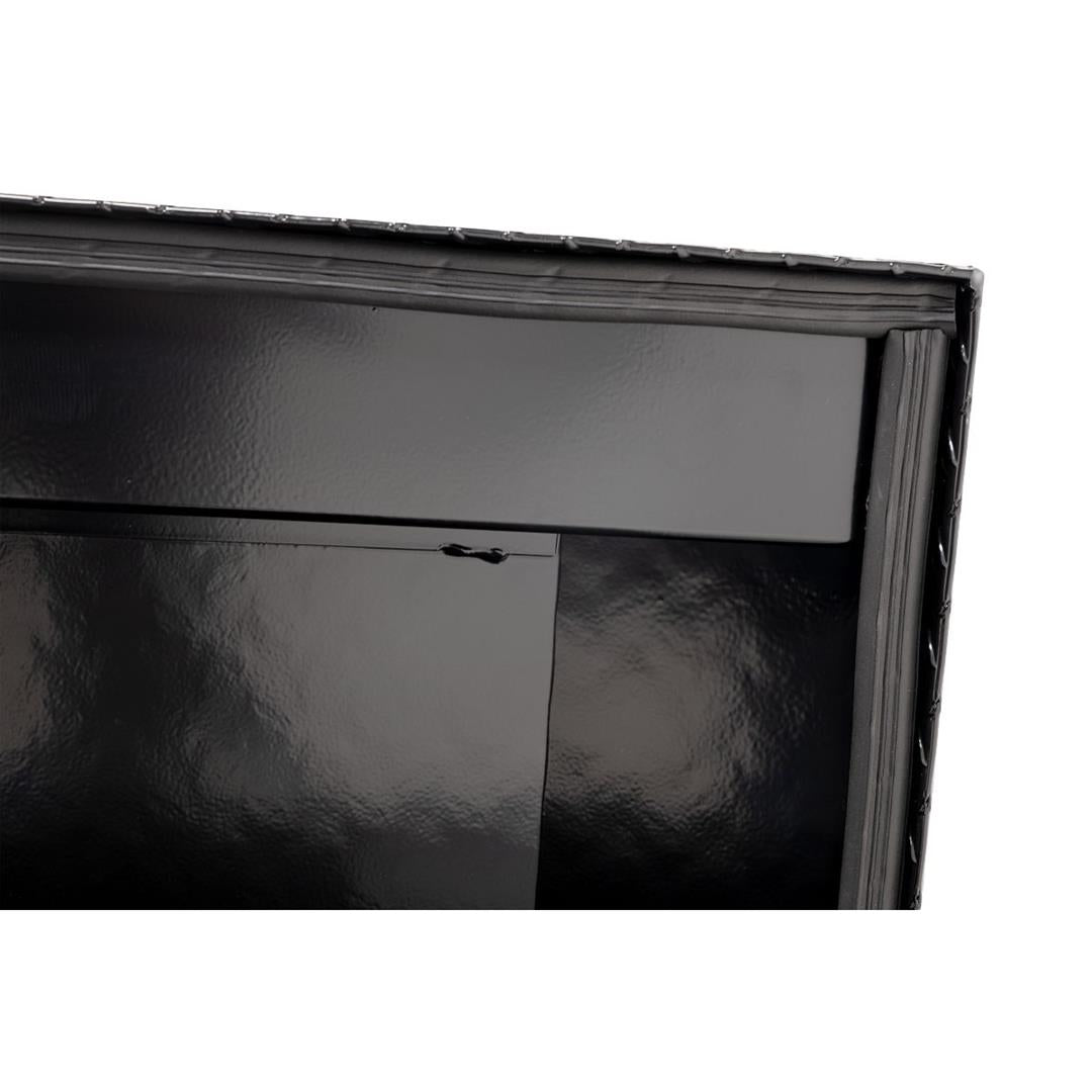 Weather Guard Crossover Tool Box Gloss Black Aluminum Compact Deep (137-5-03)