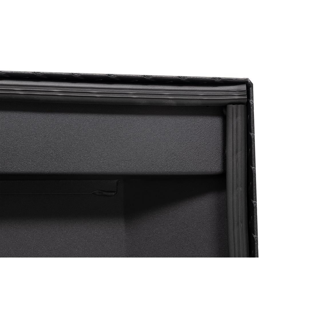 Weather Guard Crossover Tool Box Textured Matte Black Aluminum Compact Deep (137-52-03)
