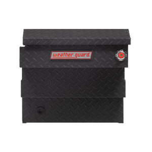 Weather Guard Crossover Tool Box Textured Matte Black Aluminum Compact Deep (137-52-03)