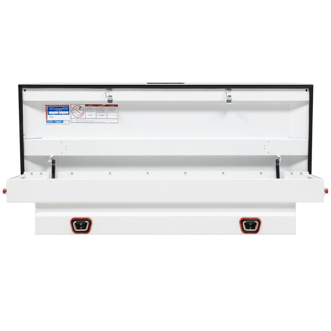 Weather Guard Crossover Tool Box White Steel Compact (156-3-03)