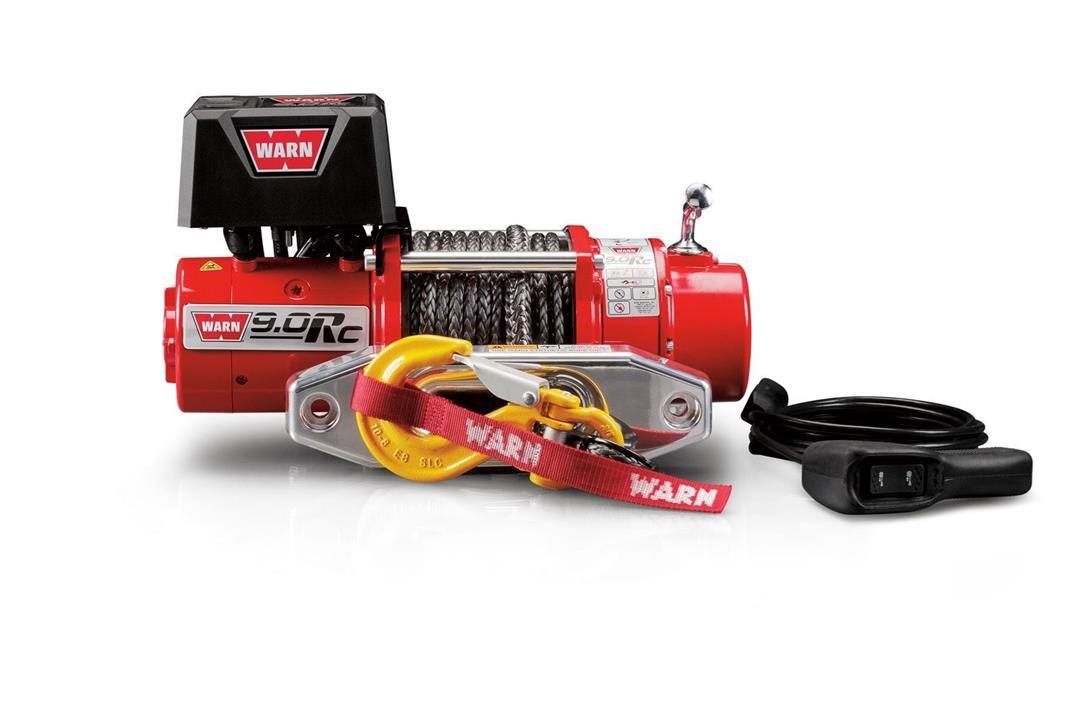 Warn Winch 9.0Rc Series 12 Volt Electric 9000 Pound  Line Pull 50 Foot Synthetic Rope (71550)