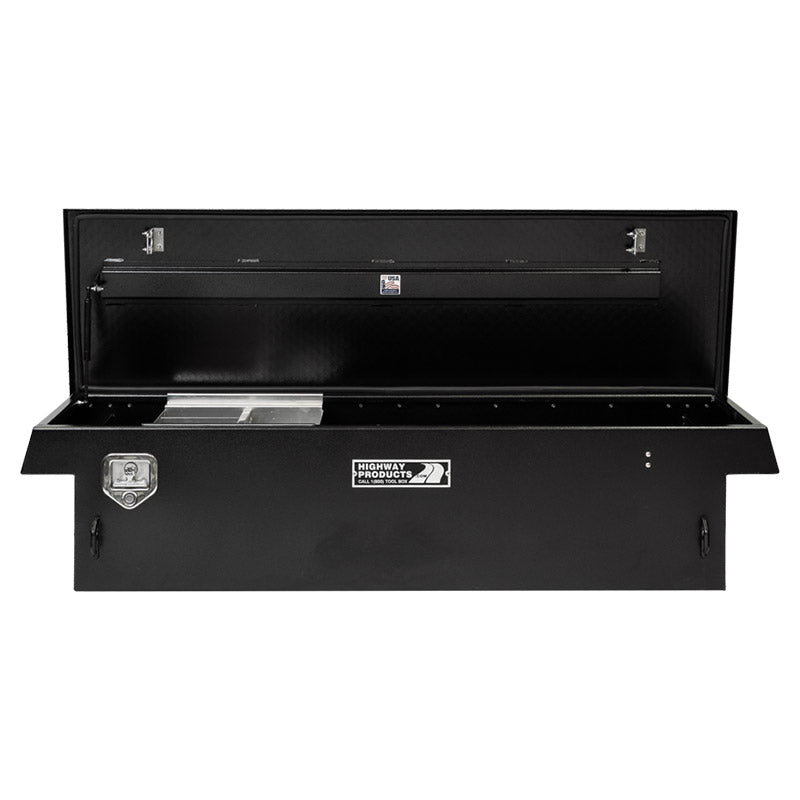 Highway Products 70"x16"x20" Crossover Smooth Black Base Leopard Lid (3213-003-BK62S)