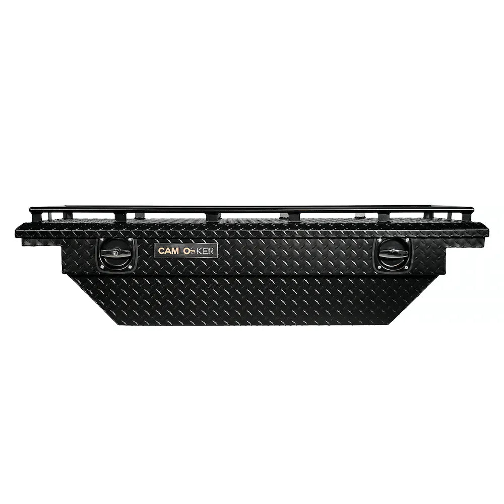 CamLocker Low Profile Truck Tool Box with Rails on Top - Matte Black  S71LPRLMB