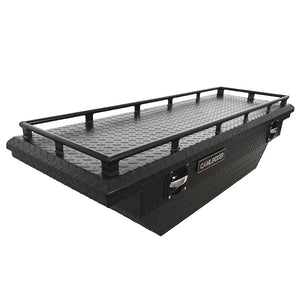 Camlocker Crossover Tool Box 60 Inch With Rail For Jeep Gladiator JT Low Profile Matte Black (S60LPBLRLMB)