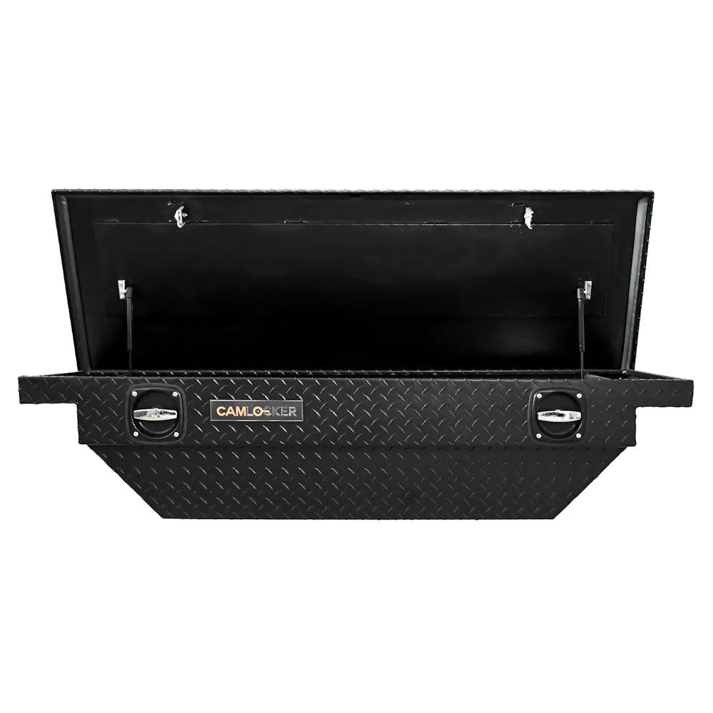 Camlocker Crossover Tool Box 60 Inch With Rail For Jeep Gladiator JT Low Profile Matte Black (S60LPBLRLMB)