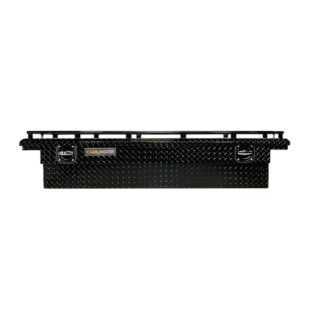 CamLocker Crossover Tool Box 71 Inch Low Profile Gloss Black Aluminum With Rail (S71LPRLGB)