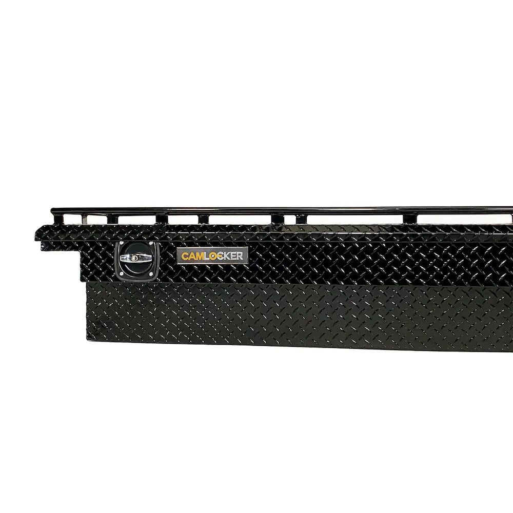 CamLocker Crossover Tool Box 71 Inch Low Profile Gloss Black Aluminum With Rail (S71LPRLGB)