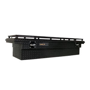 CamLocker Crossover Tool Box 71 Inch Low Profile Matte Black Aluminum With Rail (S71LPRLMB)