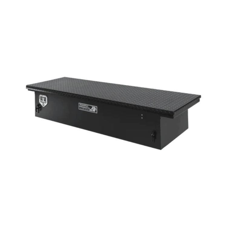 Highway Products 70 X 13.5 X 20 Low Profile Crossover Tool Box With Black Diamond Plate Base Black Diamond Plate Lid (3322-002-BK62)