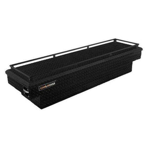 CamLocker Crossover Tool Box 71 Inch Standard Profile Matte Black Aluminum With Rail (S71RLMB)