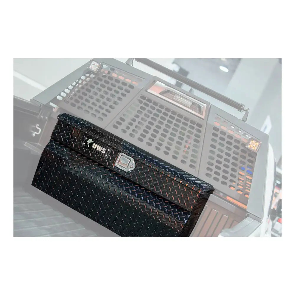 UWS Gloss Black Aluminum 36" Wedge Utility Chest Box (EC20172)