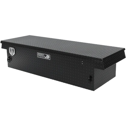 Highway Products 70 X 16 X 20 Crossover Tool Box With Black Diamond Plate Base Black Diamond Plate Lid (3222-001-BK62)
