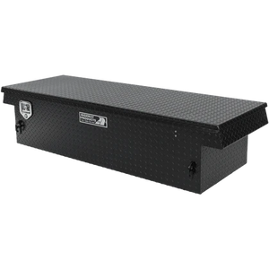 Highway Products 70 X 16 X 20 Crossover Tool Box With Black Diamond Plate Base Black Diamond Plate Lid (3222-001-BK62)