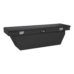 UWS 69" Crossover Truck Toolbox Deep Angled Matte Black Aluminum (TBSD-69-A-MB)