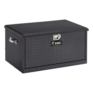 UWS Gloss Black Aluminum 38" Utility Chest Box with Drawers (TBC-38-DS-BLK)