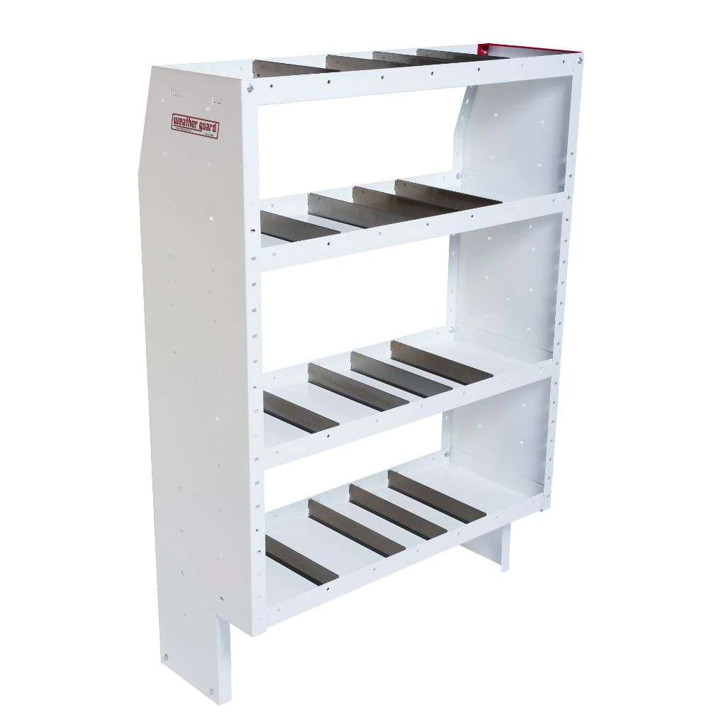 Weather Guard Heavy Duty Adjustable 4 Shelf Unit 60" X 42" X 16" (9364-3-03)