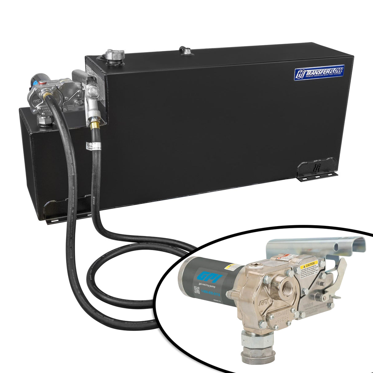 Transfer Flow 50 Gallon Fuel Transfer Tank System Diesel or Gasoline (0800109417)