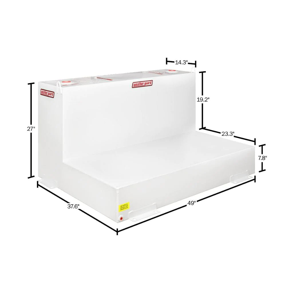 Weather Guard 110 Gallon White Steel Transfer Tank Model (362-3-02)