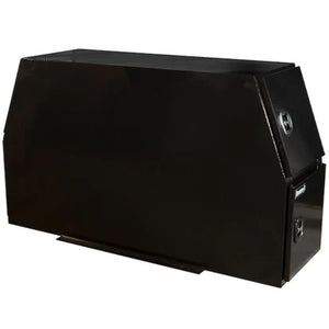 Buyers Products 46X24X82 Inch Flat Floor Black Steel Backpack Truck Box (BP824624B)