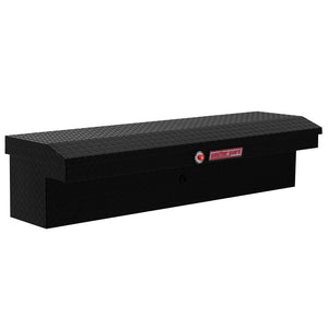 Weather Guard Side Mount Tool Box Low Profile Gloss Black Aluminum 56X17X13 (178-5-03)