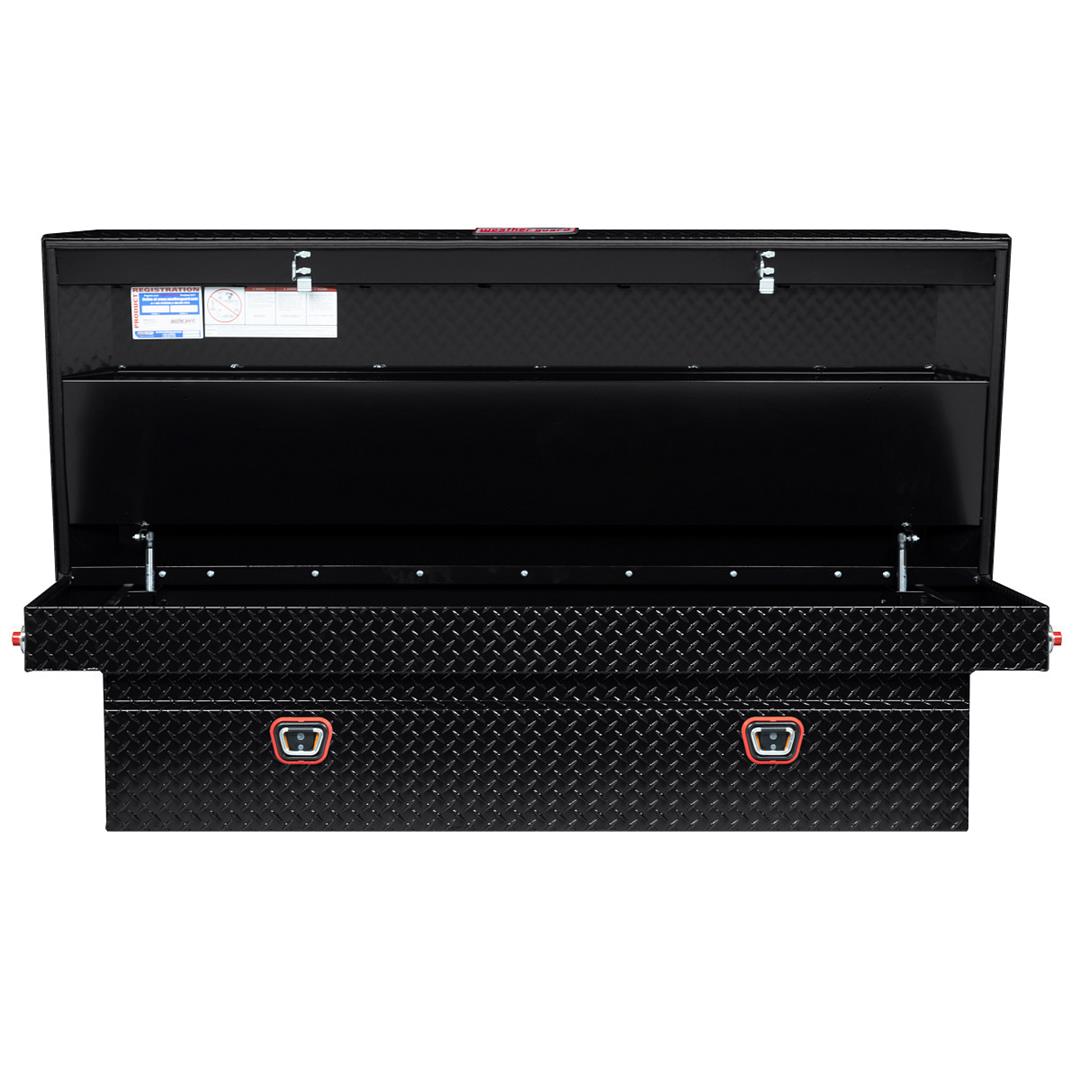 Weather Guard 72" Crossover Toolbox Gloss Black Aluminum Extra Wide Model (117-5-03)