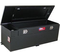 RDS 60 Gallon Auxiliary Tank & Toolbox Combo Black Aluminum 55X20X19 (72743PC)