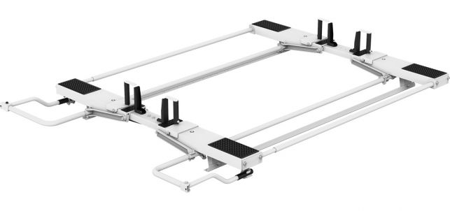 Holman Drop Down HD Aluminum Ladder Rack Kit - Double - NV200 (4NCADD)