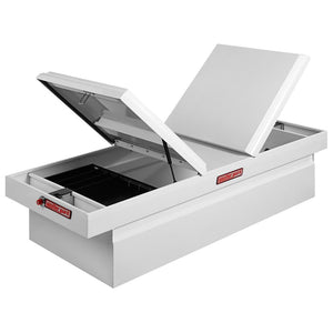 Weather Guard Gull Wing Crossover Box Extra Wide White Steel 71.5X27.5X18.5 (115-3-01)