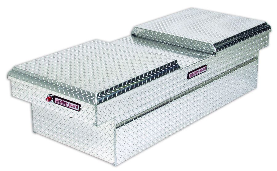 Weather Guard Crossover Tool Box Gull Wing Bright Aluminum 71.5x28.25x18.5 (114-0-01)