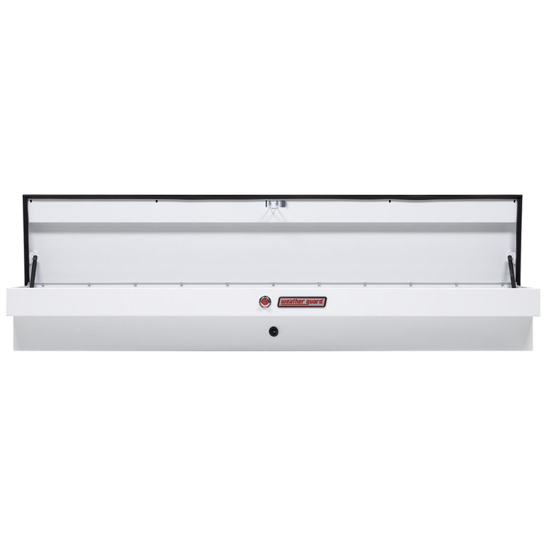 Weather Guard Side Mount Tool Box White Steel 87X17X13 (165-3-03)