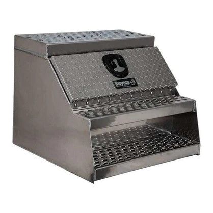 Buyers Products Heavy Duty Diamond Tread Aluminum Step Box (1705183)