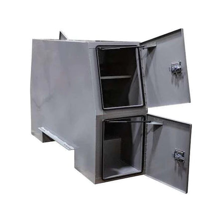 Buyers Products 55x24x85 Inch Offset Floor Primed Steel Backpack Truck Box - 9.1 Inch Offset (BP855524P)