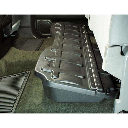 DU-HA Lockbox - Underseat Storage 2014-2018 Chevrolet Silverado GMC Sierra Light Duty Crew Cab & 2015-2019 Heavy Duty Crew Cab (10307)