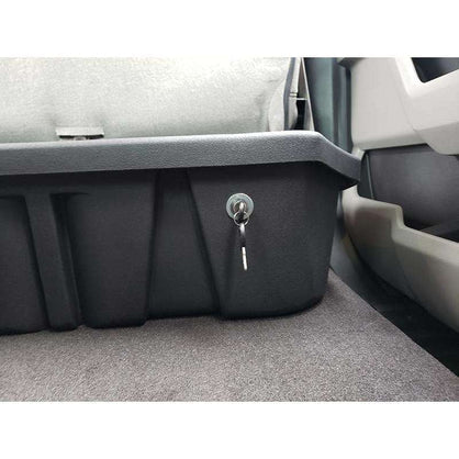 DU-HA Lockbox - Underseat Storage 2014-2018 Chevrolet Silverado GMC Sierra Light Duty Crew Cab & 2015-2019 Heavy Duty Crew Cab (10307)