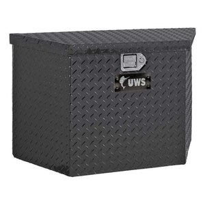 UWS 34" Trailer Tongue Box Gloss Black Aluminum (TBV-34-BLK)